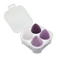 thumbnail image 2 of Dry and Wet Use Makeup Sponge Set Blender Beauty Foundation Blending Sponge for Liquid, Cream, and Powder with Egg Sponge Blending Holder Box - PURPLE, 2 of 3