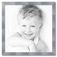 thumbnail image 2 of ArtToFrames 32" x 32" Light Silver Picture Frame, 32x32 inch Silver Wood Poster Frame (WOM-4827), 2 of 7