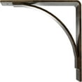thumbnail image 4 of Ekena Millwork 3"W x 10"D x 10"H Morris Steel Bracket, Antiqued Pale Gold, 4 of 11