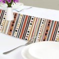 thumbnail image 4 of Yayeee Table Runner 90 inches Long Home Kitchen Dinning Party Decoration, Brown Abstract Dots, 4 of 7