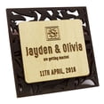 thumbnail image 2 of Personalized Save The Date Wooden Engraved Magnets 20 Rustic Wedding Announcements With Envelopes, 2 of 2