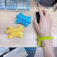 thumbnail image 3 of Visland Wearable Mouse Wrist Rest Keyboard Wrist Support Cushion with Elastic Band Laptop Computer Gaming Typing Pain Relief Wrist Pad Plush Pillow, 3 of 8