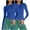 Blue(2pcs), variant on Long Sleeve Shirts for Women Crew Neck Underwear Shirts Solid Color Close Fitting Seamless Tummy Control Stretch Fitted Womens Top Effortless Layering Shirts