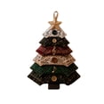 thumbnail image 2 of Layered Fabric Tree Ornament DIY Sewing Kit with Button & Hanging，8 Inch Christmas Tree Handmade Decor for Beginner Friendly Gift, 2 of 7