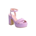 thumbnail image 1 of Tacones Plataforma Dama Casuales DOLCE COLLEZIONE lavanda 23, 1 of 5