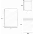thumbnail image 2 of 120pcs Jewelry Pouch Transparent PVC Jewelry Storage Bag Self Seal for Necklace Bracelet Rings Earrings Packaging Storage 3 Sizes, 2 of 7
