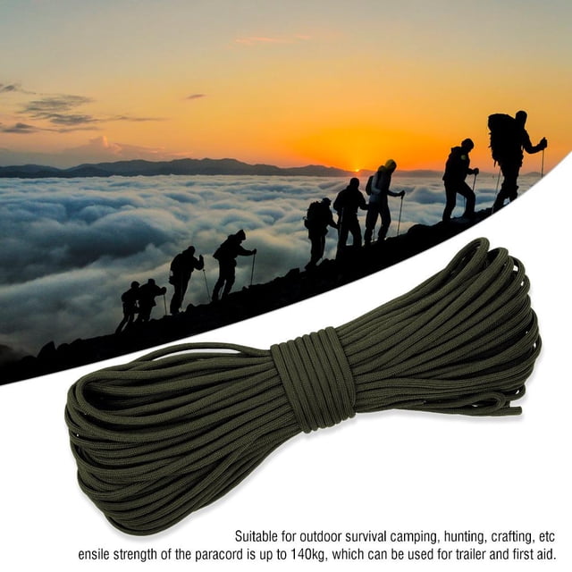 Fyydes 7 Strand Paracord,31m Reflective Multi-Functional Paracord Lanyard 7 Strand Core Rope for Camping Hunting, Paracord Lanyard