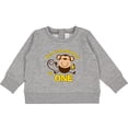 thumbnail image 2 of Inktastic Little Monkey 1st Birthday Boy Baby Sweatshirt, 2 of 4