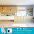 thumbnail image 2 of Luxrite 6" Square LED Recessed Lighting, Color Temperature Selectable 2700K / 3000K / 3500K / 4000K / 5000K, 16-Pack, 2 of 5