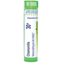 Boiron Chamomilla 30X, Homeopathic Medicine for Teething Pain With Irritability Relief, 80 Pellets