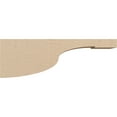 thumbnail image 3 of 4"W x 24"D x 8"H Thin Del Monte Rough Cedar Woodgrain TimberThane Corbel, Primed Tan, 3 of 6