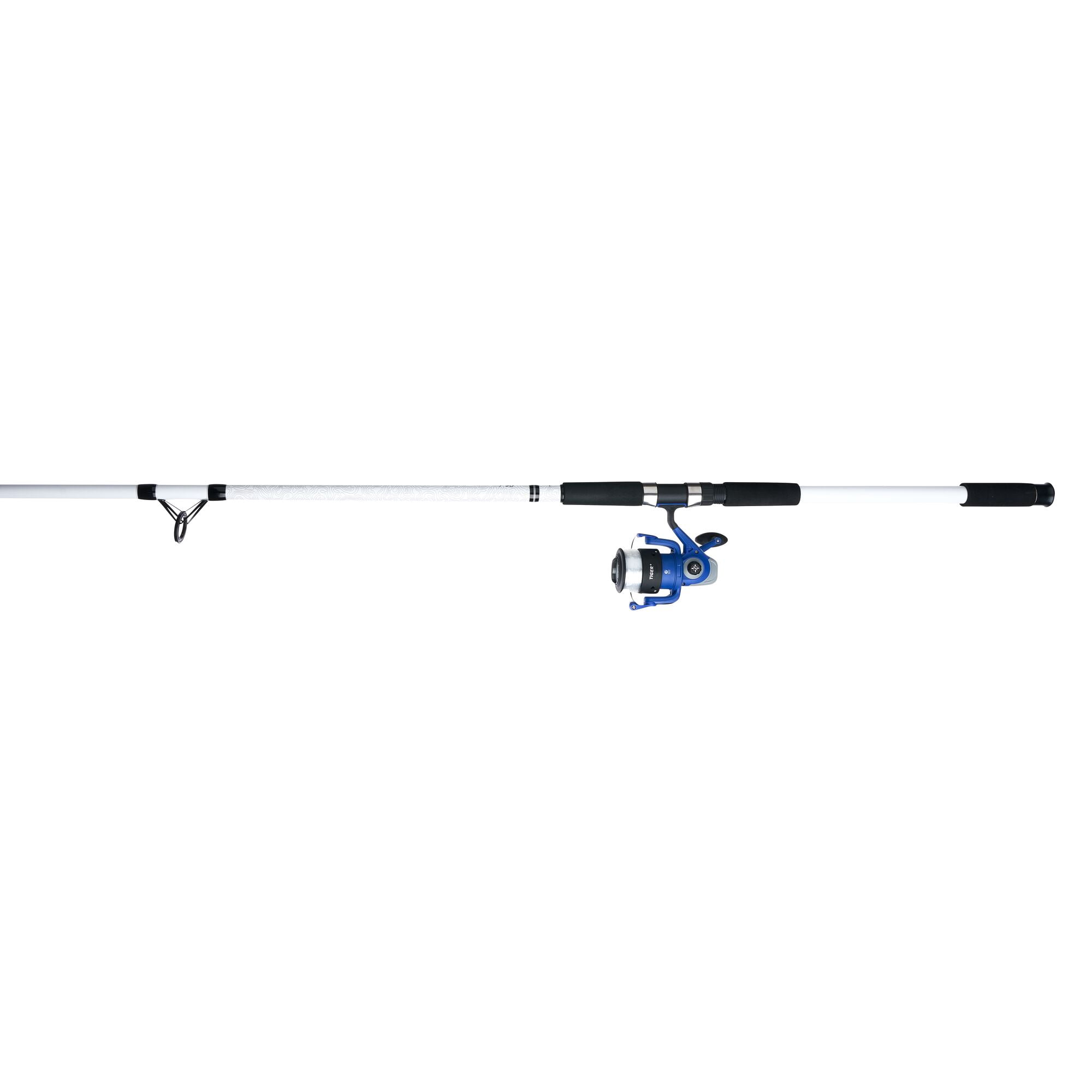 Shakespeare Tiger Spinning Combo, 12' 2-pc Medium Heavy Fishing Rod, 80-Size Reel