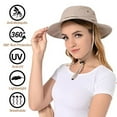 thumbnail image 4 of Mosquito Net Hat, UPF 50+ Sun Protection, with Hidden Netting for Beekeeping, Hiking, Men and Women/Khaki, 4 of 7