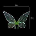 thumbnail image 3 of Alas de mariposa Accesorios de fotografía LED Iluminan Alas de mariposa Disfraz de Navidad Hugtrwg  Para estrenar, 3 of 8