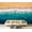 Color 1, variant on Wall Mural Peel and Stick Aerial view turquoise ocean wave reaching coastline Beautiful tropical Self-Adhesive Wallpaper Removable Wall Decal Wall Sticker Home Decor for Living Room Bedroom 100"x144"