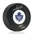 thumbnail image 1 of Mike Gartner Rondelle Logo Rétro des Maple Leafs de Toronto Signée avec Note HOF, 1 of 1