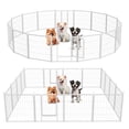 thumbnail image 1 of Parque infantil para perros Simple Deluxe, 24 cm de altura, 16 paneles, antioxidante, 1 of 7