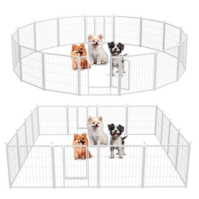 Parque infantil para perros Simple Deluxe, 24 cm de altura, 16 paneles, antioxidante