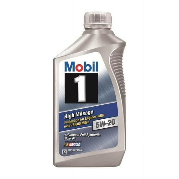 120455 5W-20 High Mileage Oil Bottles, 1 qt. - Case of 6
