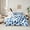 Steeblue White, variant on Erosebridal Blue Leaves Branch Bedding Sets Twin Size,Leaf Floral Print Comforter Sets with Sheets,Botanical Plant Bed in a Bag Twin Size,Ultra Soft Room Decoration,7-Piece