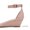 BLUSH/PAT, variant on Women Low Wedge Heel Sandals Open Toe Ankle Strap Buckle Lady Work Casual Shoes INGRID BLUSH/PAT Size 5