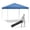 Blue, variant on CQAOE 10x10 Pop Up Canopy Tent with Wheeled Bag, Adjustable Straight Leg Instant Outdoor Canopy for Backyard, Camping, Market, Events-Gray