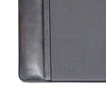 thumbnail image 4 of Dacasso Tapis de Bureau en Cuir Noir avec Rails Latéraux, 38 Pouces par 24 Pouces, 4 of 5