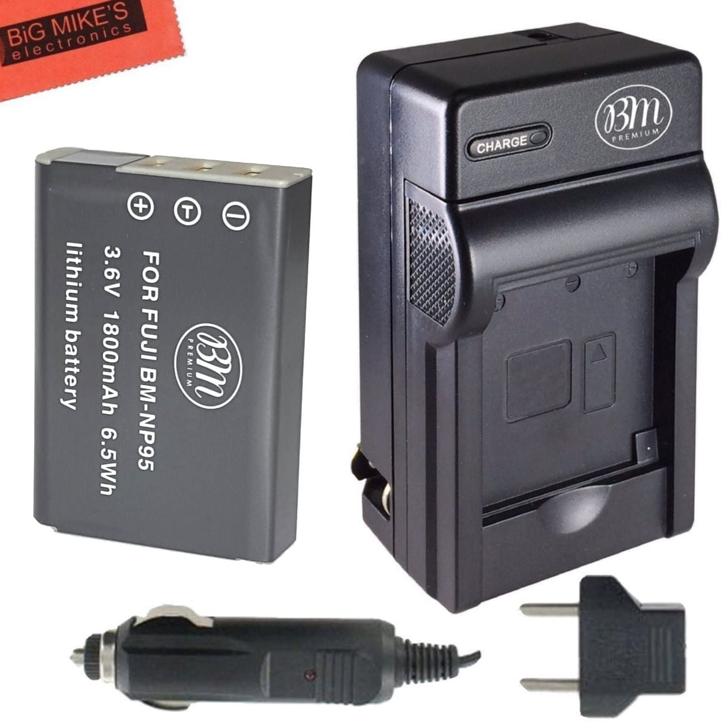 NP95 Battery And Battery Charger for Fujifilm FinePix X100 X100S XS1