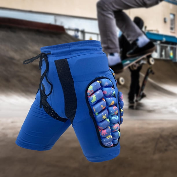 Almencla Kids Hip Protection Padded Shorts – EVA Foam Padded Shorts For Skating, Skiing, Riding (Age 2-12, 5 Sizes)