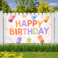 thumbnail image 5 of Colorful Design Banner Drink Theme Bubble Tea Cups Decoration for Birthday Party Indoor Celebration, 5 of 8