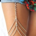thumbnail image 3 of ZTTD Rhinestone Body Jewelry Leg Thigh Chain for Women Girls Body Jewelry Accessories, 3 of 3