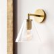 thumbnail image 4 of Aplique de pared dorado, accesorios de iluminación de pared modernos de mediados de siglo, pared interior de vidrio A Yuyangstore Lámpara de pared junto a la cama, 4 of 8