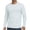 White, variant on QSAWXQZ Men's Striped Graphic T Shirt Crew Neck Long Sleeve Pullover Casual Tee Shirt for Spring L