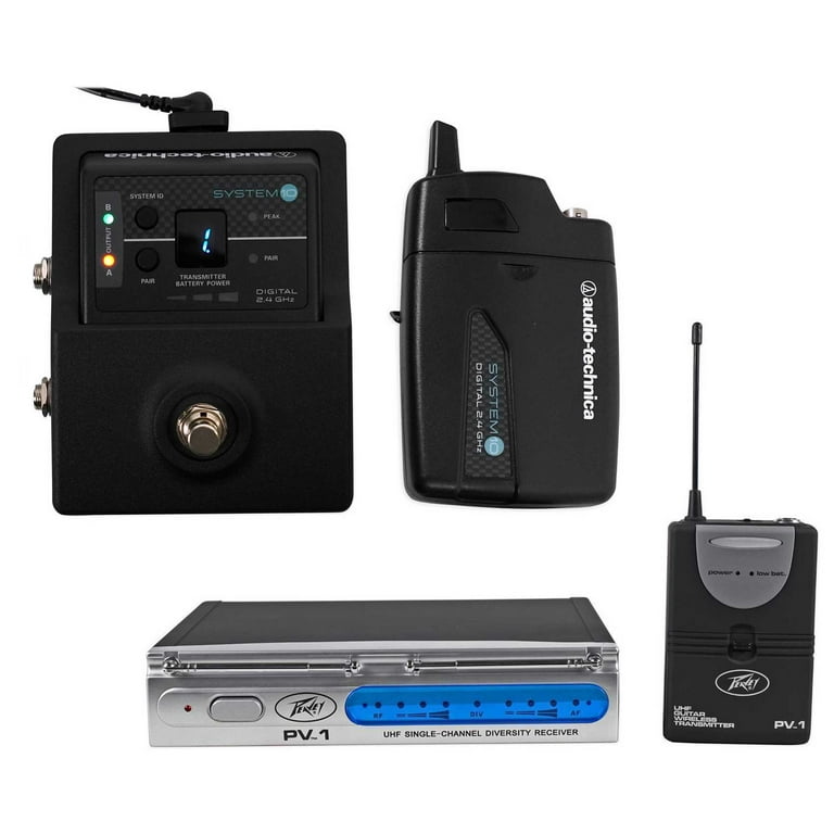 Audio Technica ATW-1501 System 10 Wireless Guitar System + Free Peavey  System