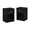 Black, variant on Furinno Lucca Nightstand with One Drawer, Set of 2, Black Oak