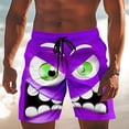 thumbnail image 3 of CHENge Men Plus Size Beach Shorts 4x Casual Floral Swim Trunks Quick-Dry Beach Swimming Shorts with Pockets Anti-Chafe Beach Shorts Bathing Suits, 3 of 5
