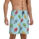 thumbnail image 2 of Balery Modern Ice Cream Pantalones cortos de pijama de punto de algodón para hombre con cinturilla y bolsillos-Medium, 2 of 6