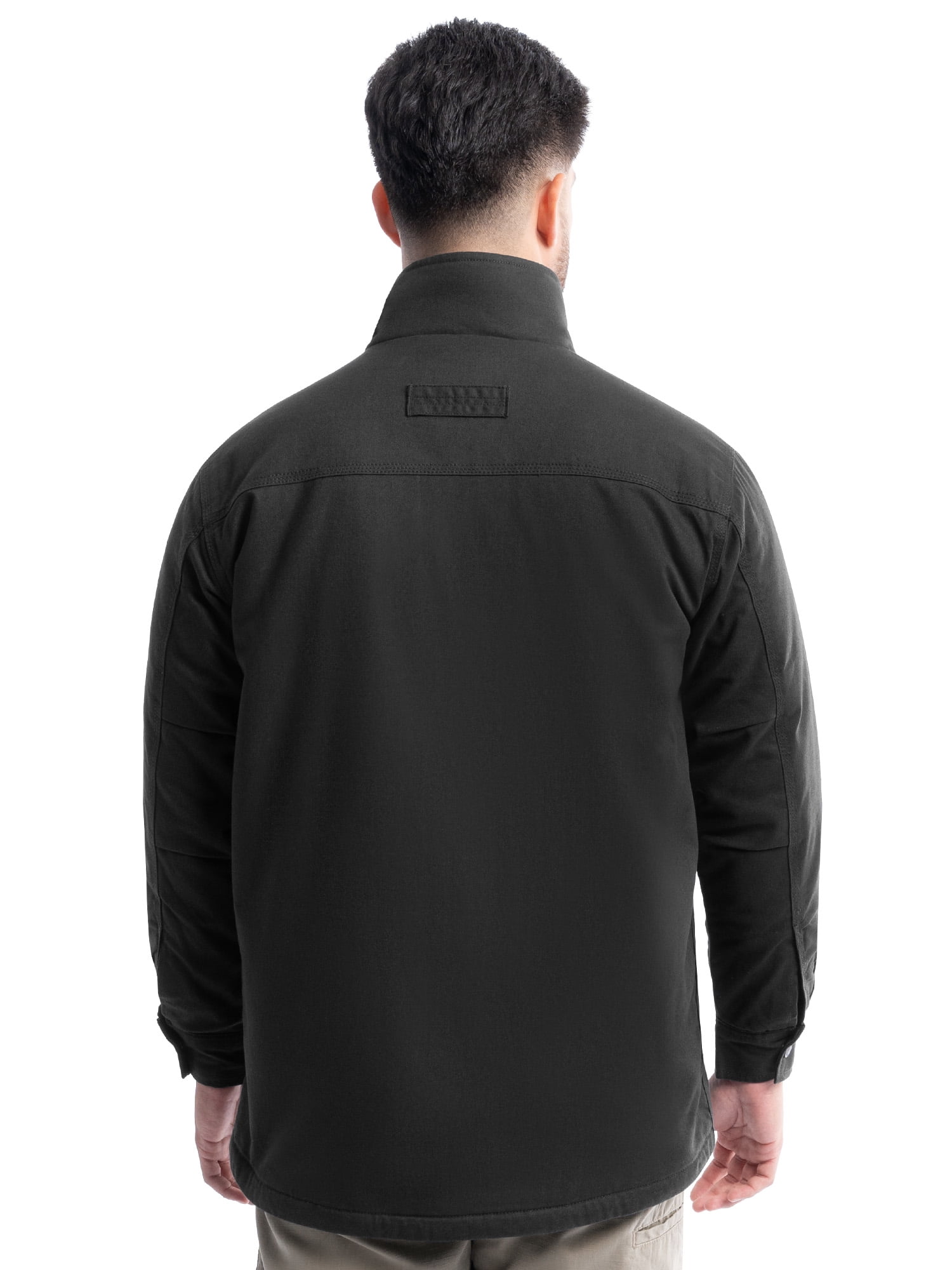Wrangler Workwear Men's Mock Neck Jacket with Inner Linning Insulating Fabric, Size S-3XL