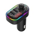 thumbnail image 1 of Transmisor FM Bluetooth para coche,Adaptador para coche Bluetooth 5.0,Radio inalámbrica, 1 of 5