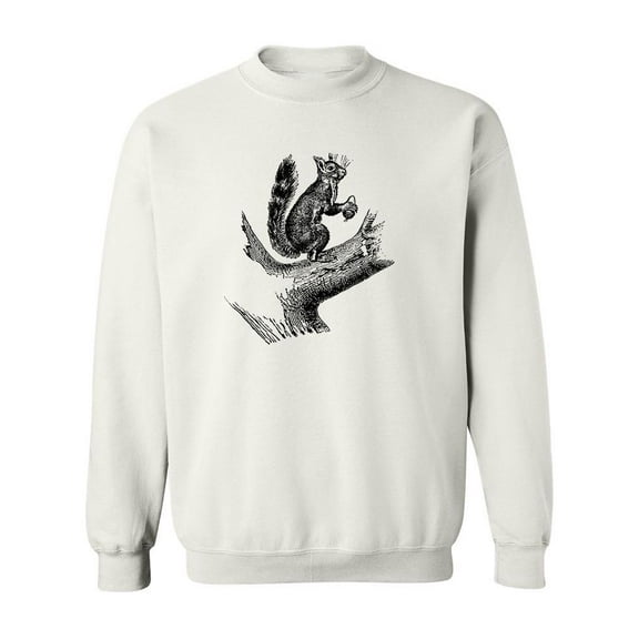 Ordinary Squirrel Sketch Sweatshirt Men -Image by Shutterstock, Male XX-Large