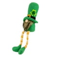 thumbnail image 4 of Northlight St. Patrick's Day Leprechaun Gnome with Dangly Legs - 17", 4 of 5