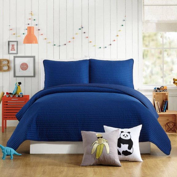 2Pc Twin Astor Kids' Quilt Set Blue
