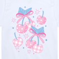 thumbnail image 3 of Instant Message - Patterned Cherries Short Sleeve Graphic T-Shirt, 3 of 6