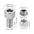 thumbnail image 2 of Unique Bargains M12x20mm Hexagon Socket Screw 3 Set Cylindrical Hollow Bolt Nut Kit 304 Stainless Steel, 2 of 6