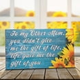 thumbnail image 6 of Mother’s Day Gift for Bonus Mom – To My Other Mom Sign – Stepmom, Foster Mom, Second Mom Gift – Rustic Keepsake Decor, 6 of 12