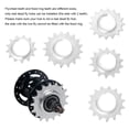 thumbnail image 3 of Fixed Gear Mountain Bike Wheel Cogs MTB Single Speed Bicycle Sprocket Lock Rings Maintenance Cycling Crankset Accessories Replacing Parts 15T, 3 of 9