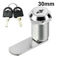thumbnail image 1 of MYG Cam Lock Security Lock 16-30mm Cam Lock Door Mail Box Furniture Locker 2 Key, 1 of 8