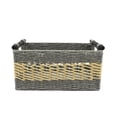 thumbnail image 3 of hometrends 2-Tone Rolled Paper Basket, 3 of 3