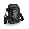 thumbnail image 3 of HELLHERO Lion Pattern Shoulder Purse with Double-layer for Outdoor Travel Daily Use, 3 of 7