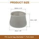 thumbnail image 2 of 24 Piezas Protectores de Patas de Silla, Tapas de Patas de Silla de Silicona de 20 x 25mm, Gris, 2 of 6